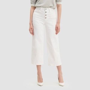 Levi’s mile high cropped wide leg jeans